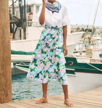 Lilly Pulitzer Sonaire Midi Shirtdress in starlight navy lydia the lion 1 - women's dress - view 5