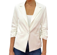 Drew - Serena Ruched Sleeves Blazer