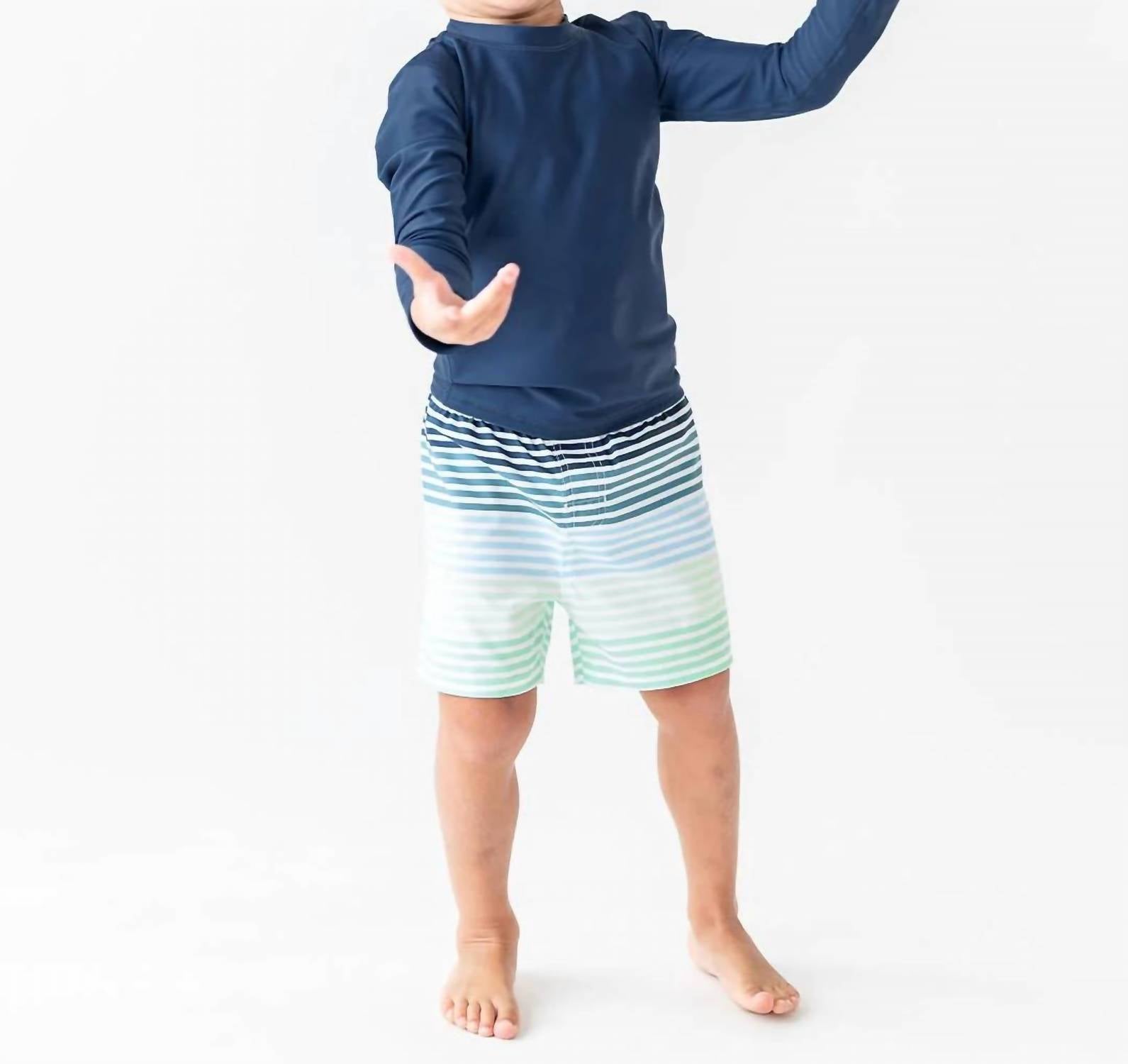 Rufflebutts - Boy's Long Sleeve Rash Guard