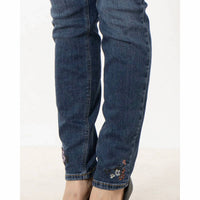 Desigual - Floral Embroidered Skinny Jean