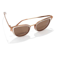 Sunski Women's Catalina Cats Eye Sunglasses in ivory amber - women's accessory - view 4