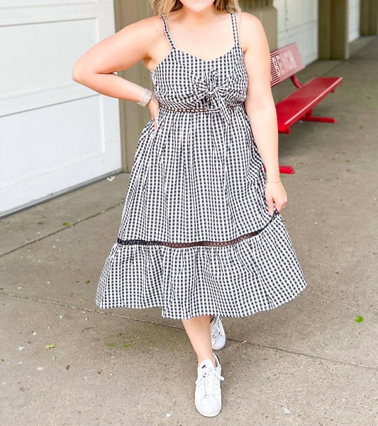 Picnic Party Gingham Midi Dress