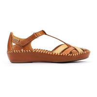 PIKOLINOS Women's P. Vallarta Semi-open Shoes in brandy - women's sandal - detail view
