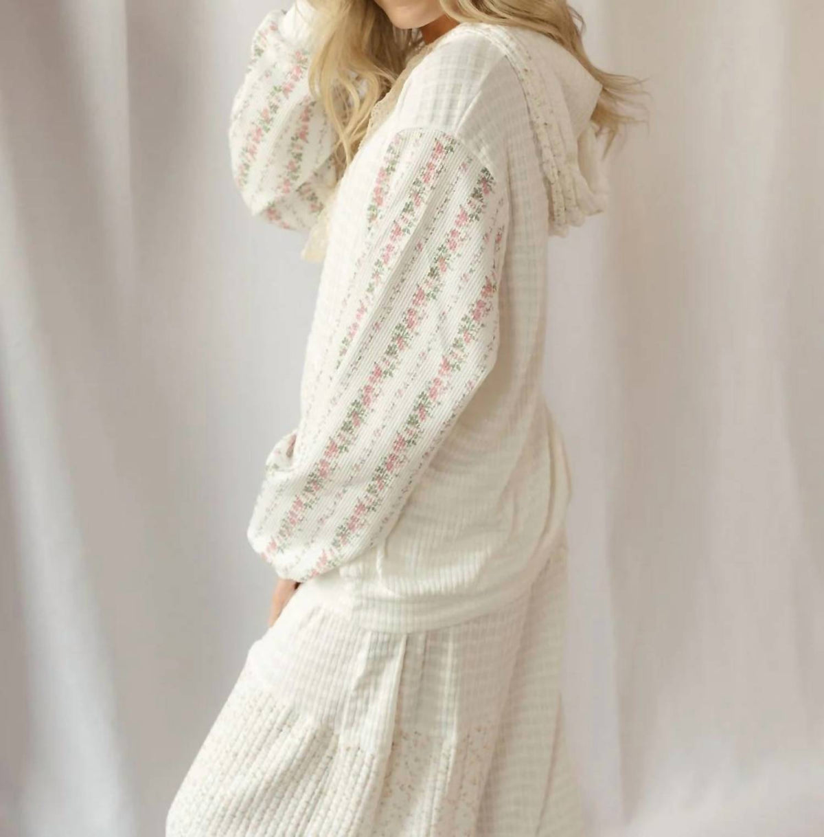 Pol - Floral Patchwork Top