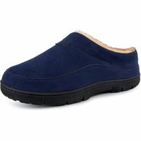 Home Top - Men's Lined Moccasin Memory Foam Slippers