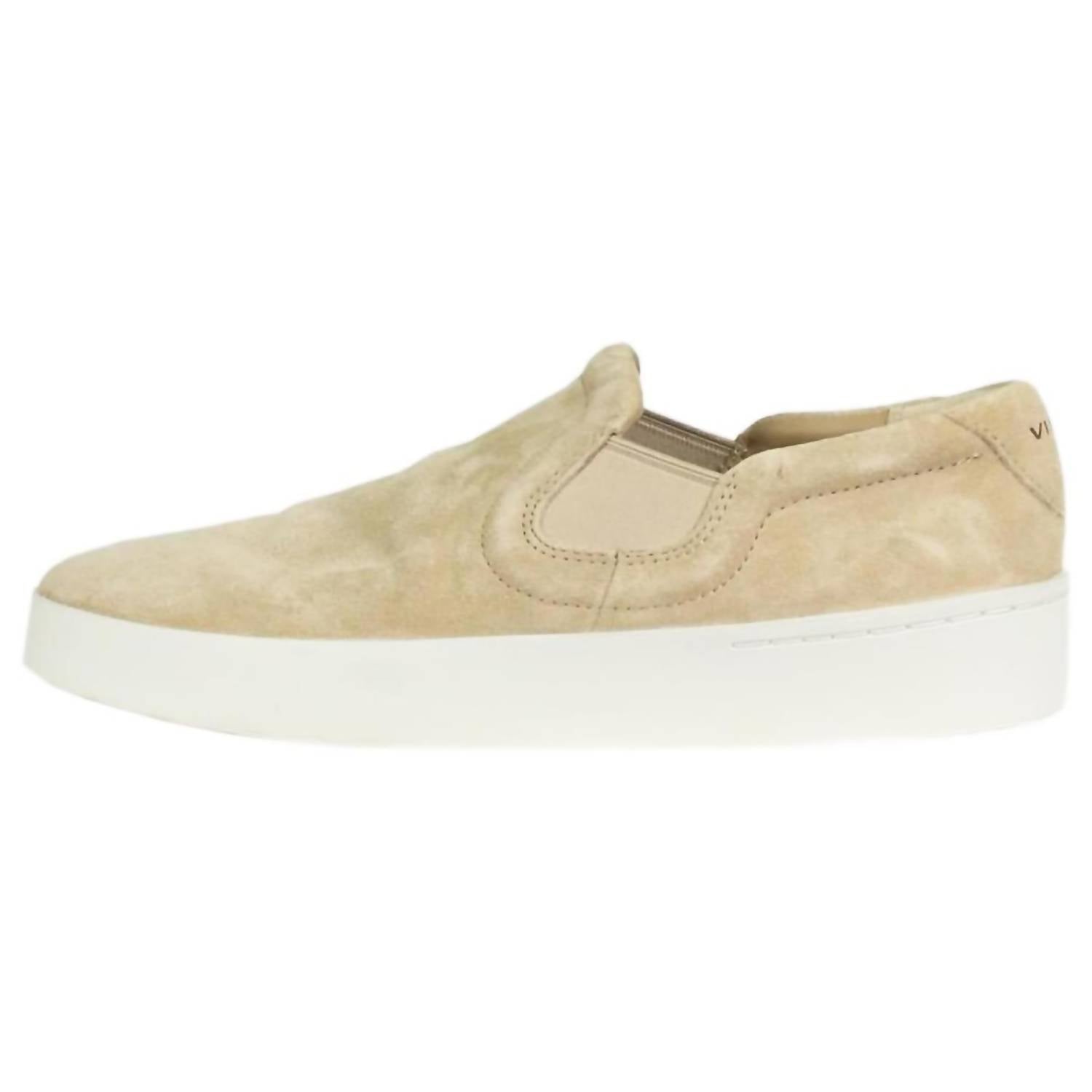 Vince Women's Pacific Suede Slip-on Sneakers in farro - women's sneaker