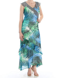 Calvin Klein - Printed Ruffle Daytime Maxi Dress