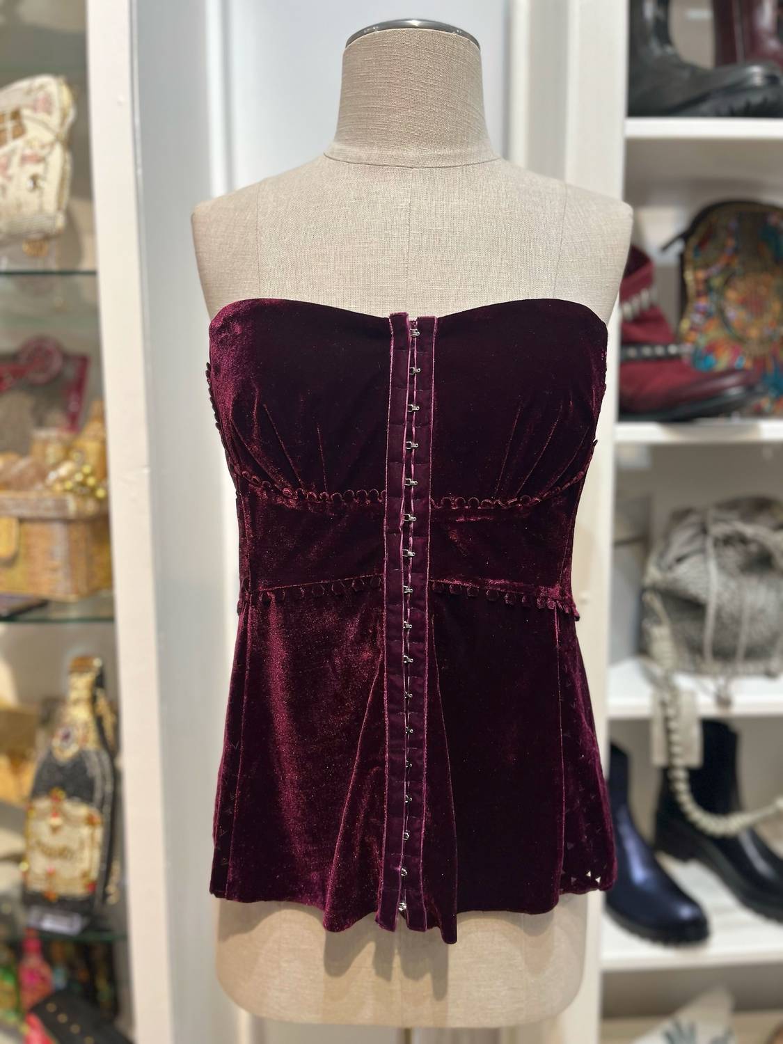 Byron Lars - VELVET BUSTIER