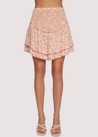 Lost + Wander - Coastal Daisies Mini Skirt