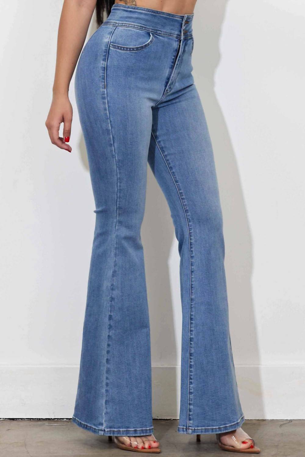Vibrant M.I.U - Slim Flare Stretch Jean