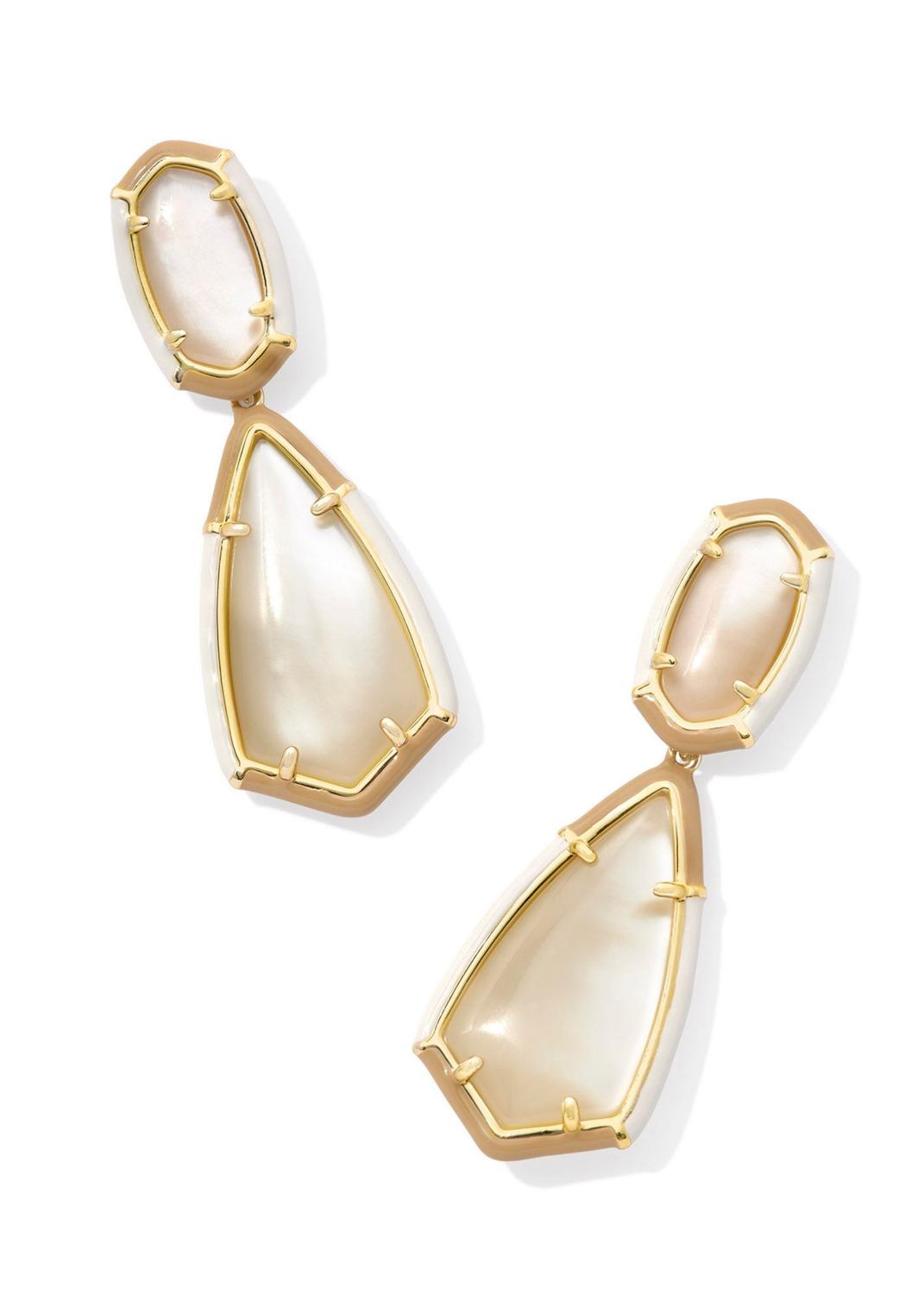 Kendra Scott - Women's Camry Enamel Frame Statement Earrings