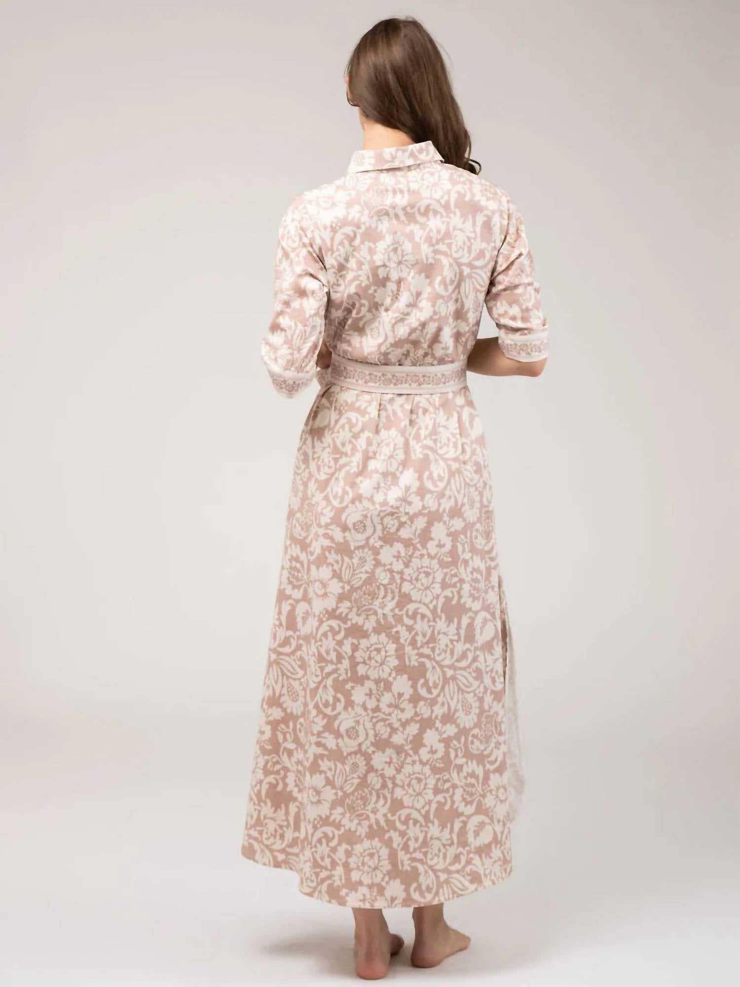 Beau & Ro - Flore Sand Eloise Midi Dress