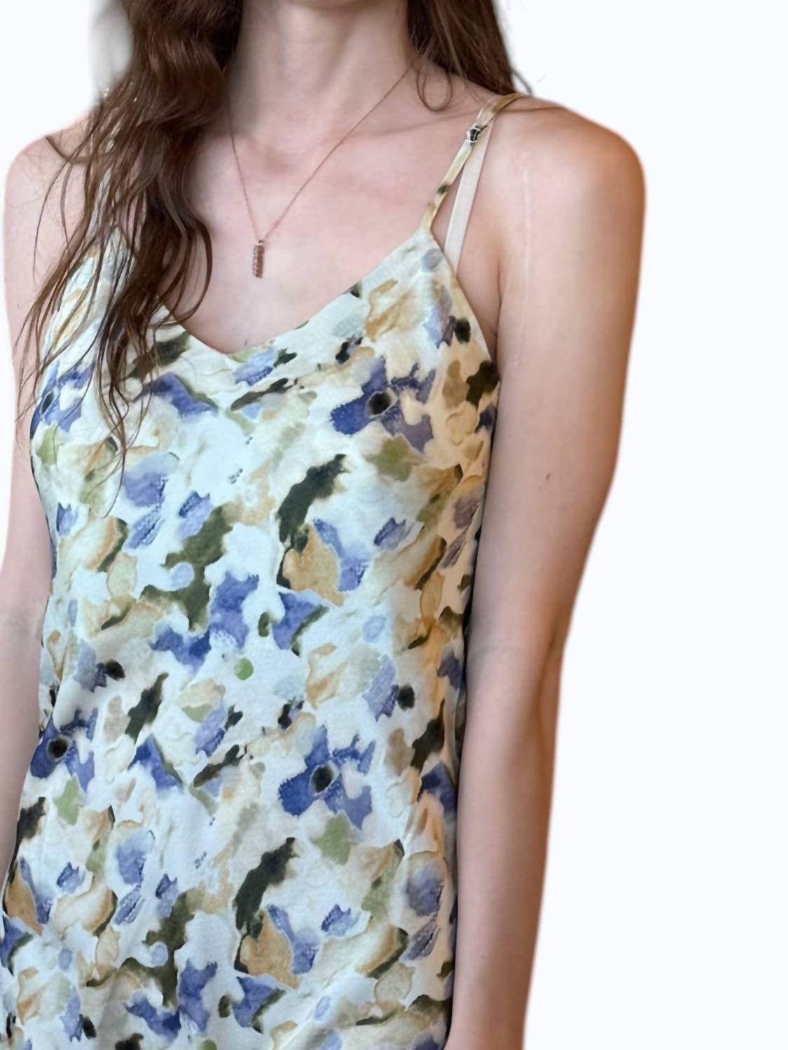 Adora - Sleeveless Watercolor Dress