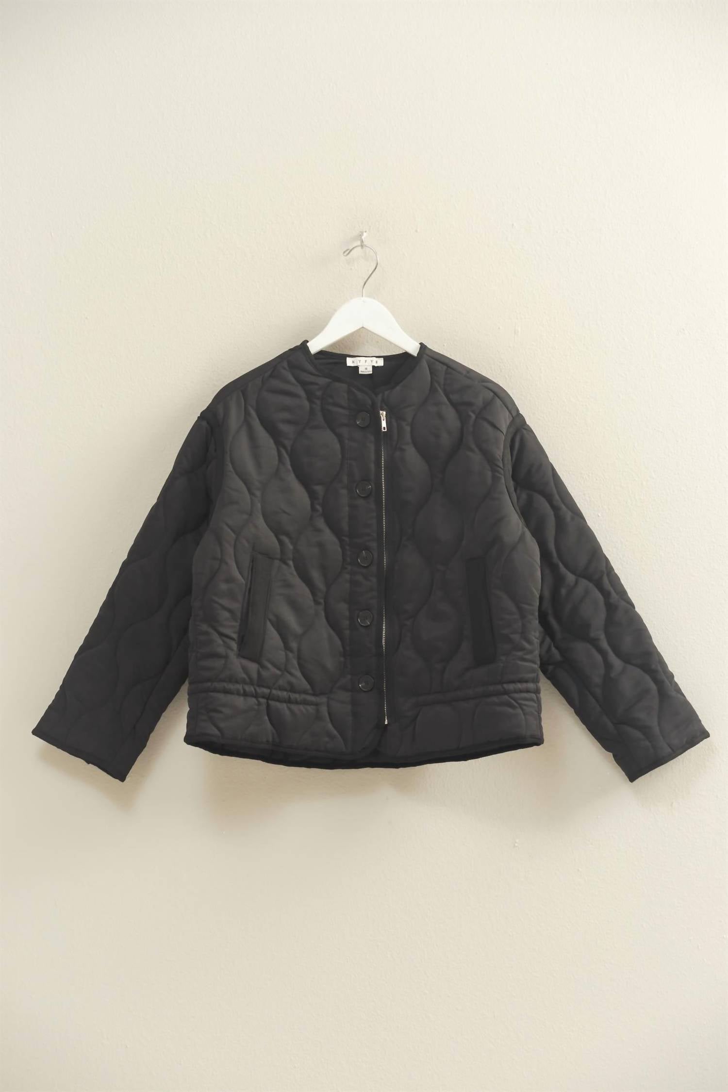 Hyfve - Women's Quilted Peplum Outerwear Jacket