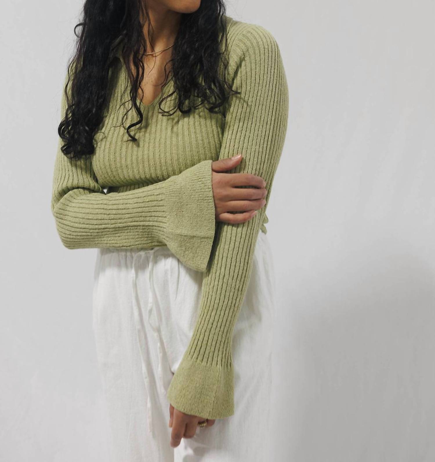 Sage The Label - Times Like These Bell Sleeve Sweater