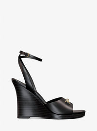 Michael Kors - Women's Carson Leather Wedge Sandals