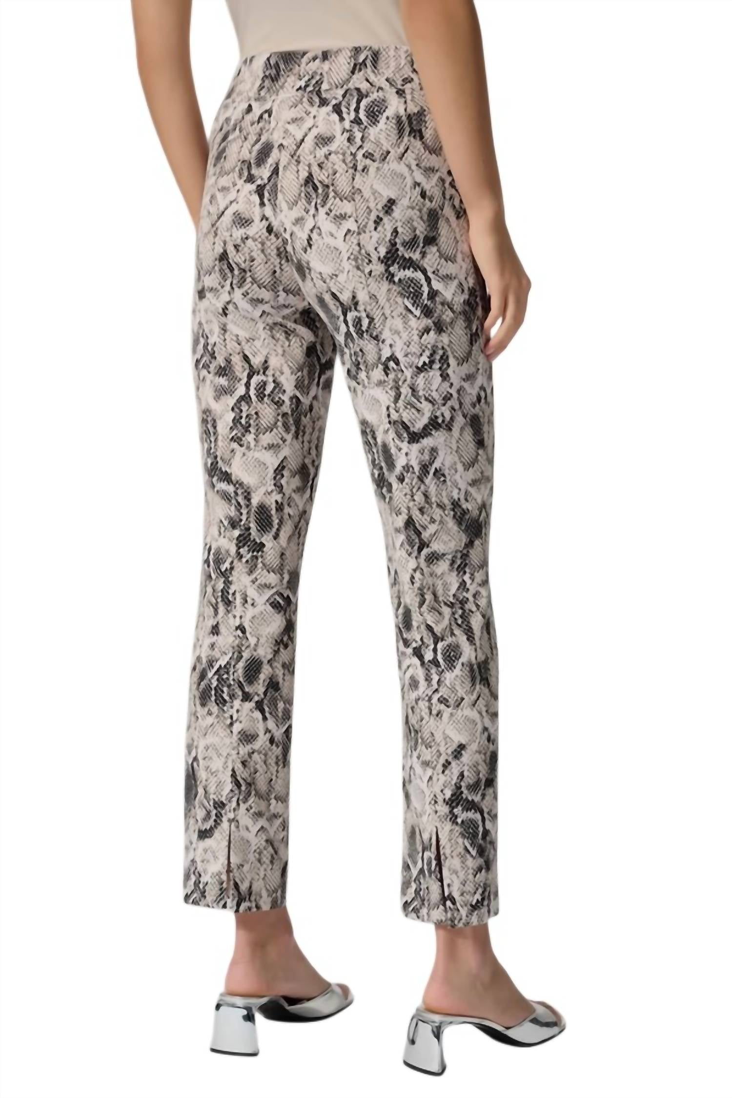 Joseph Ribkoff - Snake Print Slim Trousers