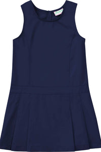 Classroom Uniforms - Girl's Uniform Kick Pleat Printed Jumper Dress