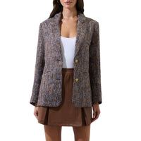 Sugarlips - Serah Margaret Tweed Oversized Blazer