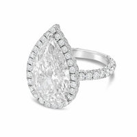 Diana M Jewels - Women's Pear Lab-Grown Diamond Fashion Ring (13.00 Ct) - Signature