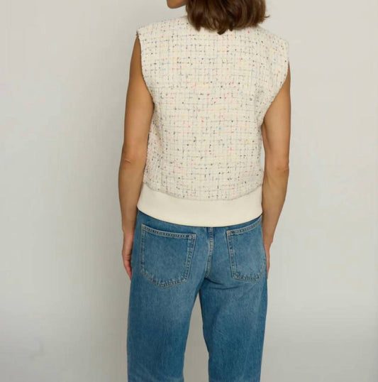 Central Park West - Tweed Bomber Vest