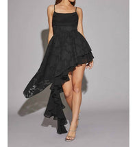 Mustard Seed - Unbalanced Ruffle Dress