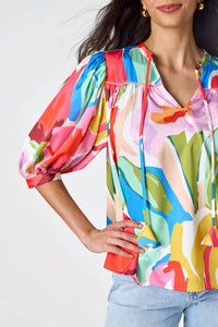 Crosby By Mollie Burch - Figgy V-neckline Top
