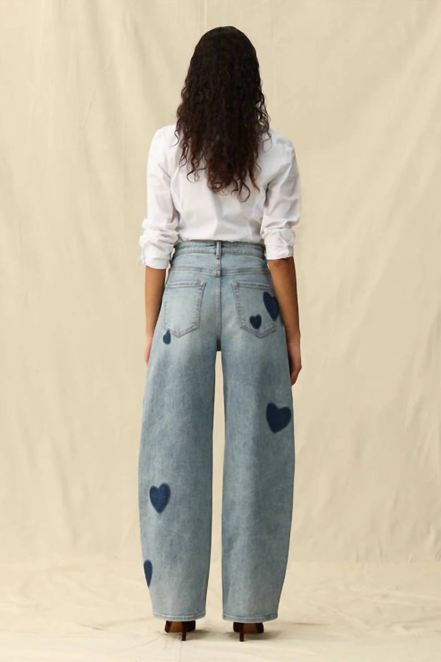 Bayeas - Rosalind High Rise Barrel Jeans