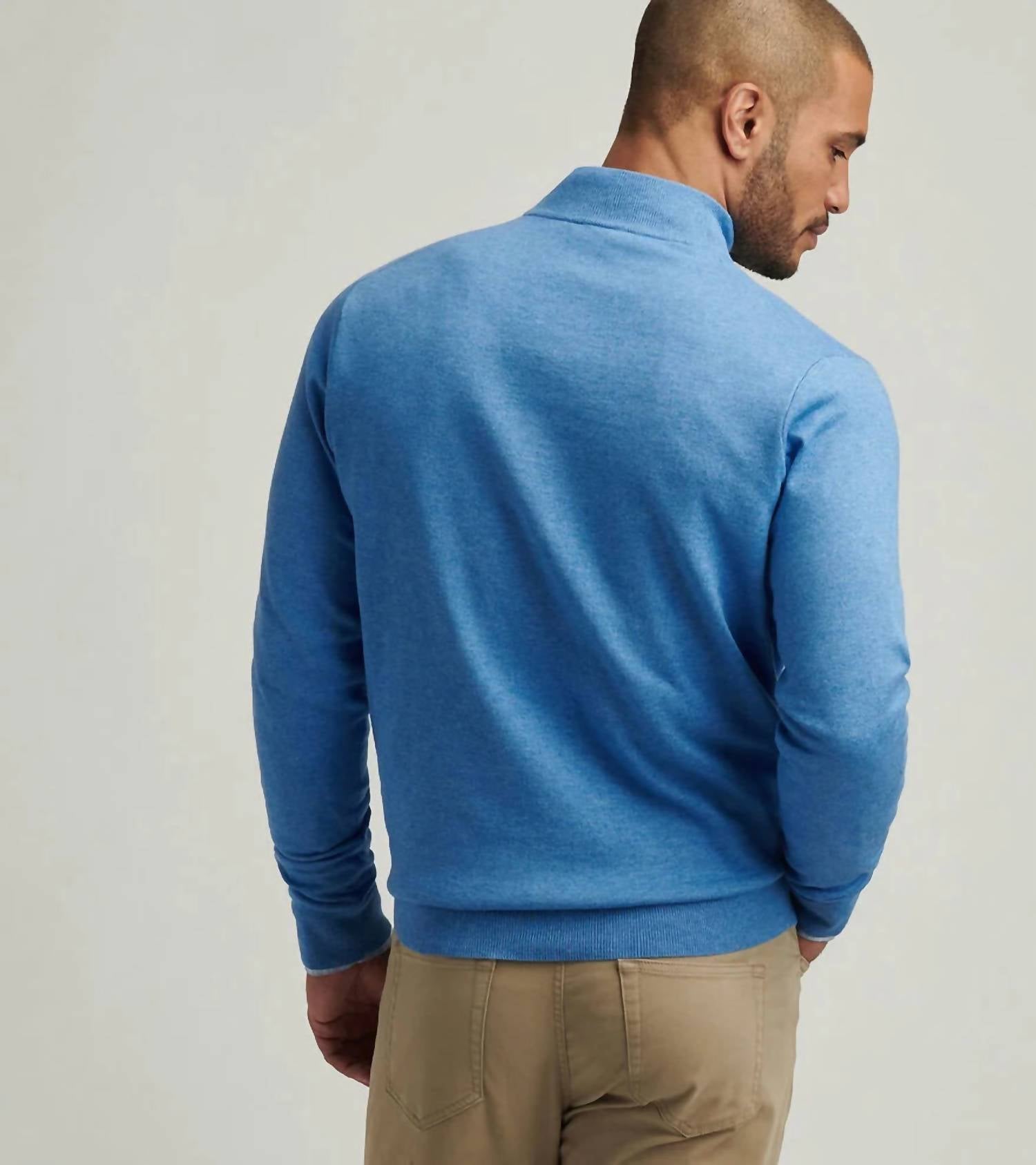 Peter Millar - Coolspun Lite Cotton Quarter-zip Sweater