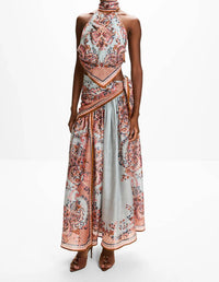 Zimmermann - Aster Scarf Midi Skirt