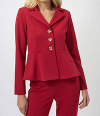 Joseph Ribkoff - Scuba Crepe Peplum Blazer