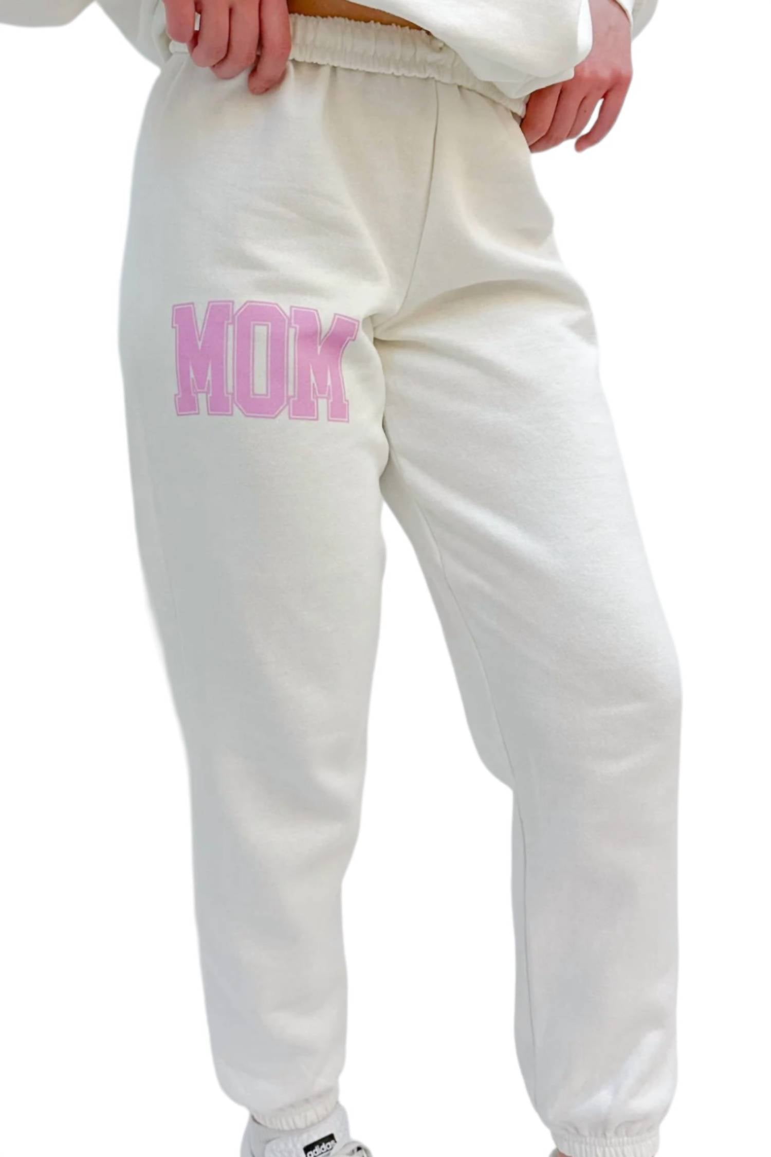 Friday + Saturday - Mom Block Sweatpants