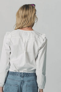 THE SHIRT Lindsay Shirt in white - women's shirt - detail view