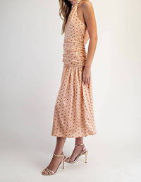 Edit By Nine - Halter Neck Polka Dot Midi Dress