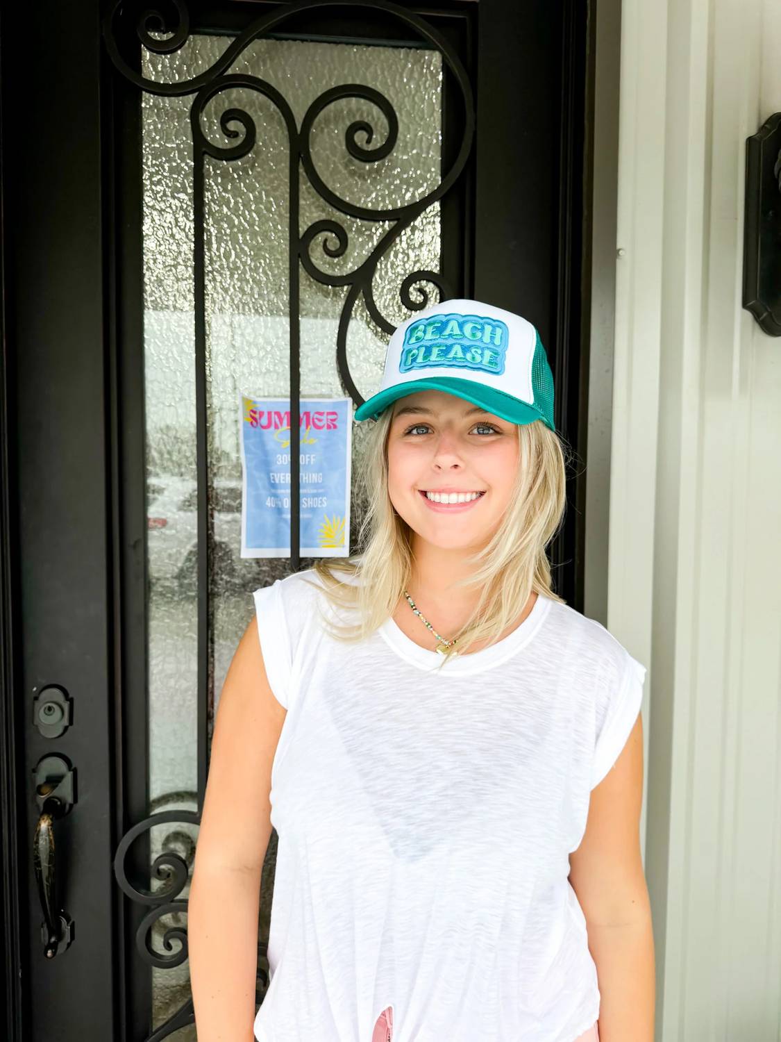 Hats By Madi - Beach Please Trucker Hat
