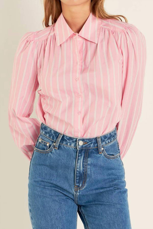 English Factory - Button Down Stripe Shirt