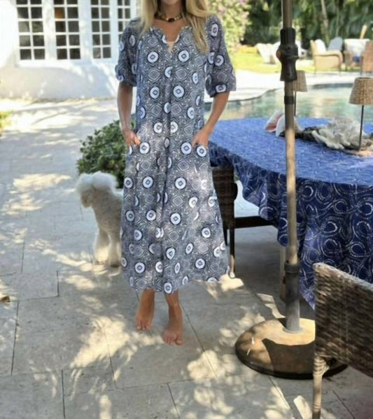 Just Darviny - Claire Short Sleeve Midi Dress