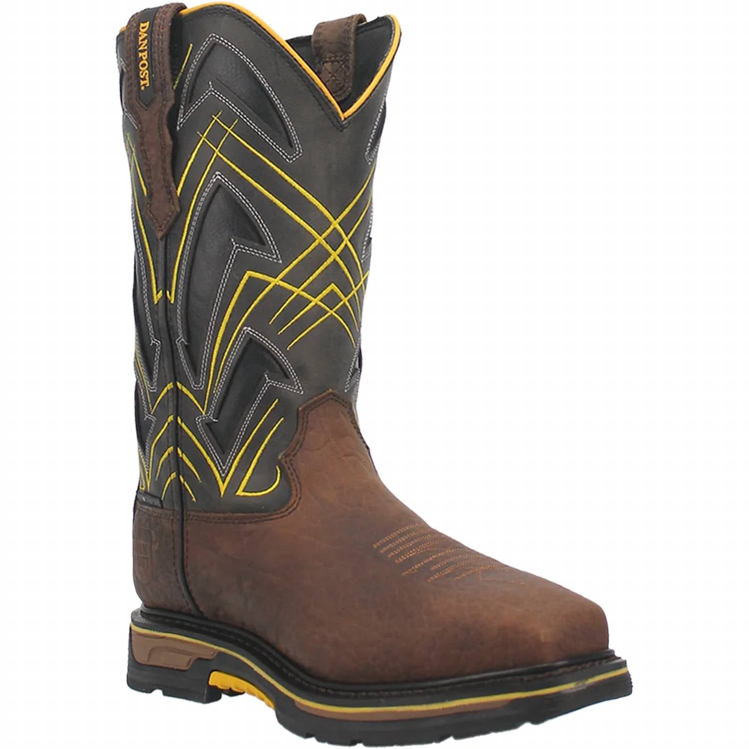 DAN POST. Men's Cyclone Waterproof Composite Toe Work Boots in brown - men's boots
