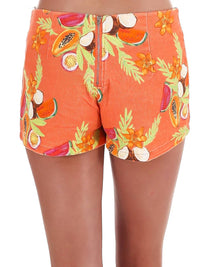 Bailey Rose - Women's Paradise Print Shorts