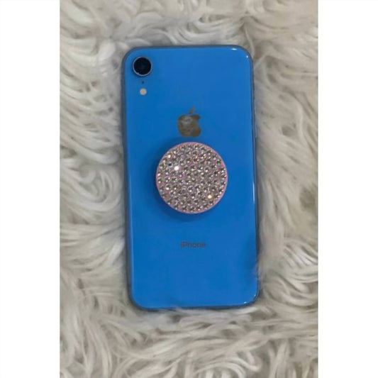 Zippity Do Dah - Women's Rhinestone Pop Socket Grip Case