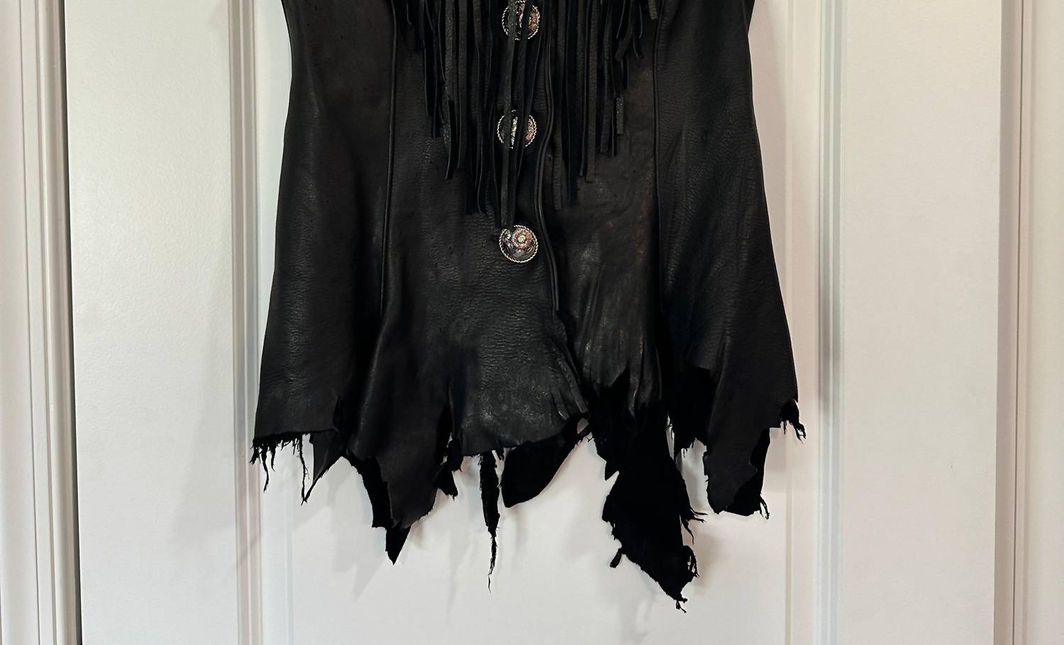 Pat Dahnke - Women's Deerskin Ragged Leather Vest