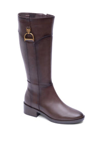 Andrea Women's Knee-high Boots in dark brown - women's shoe