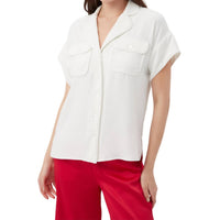 Trina Turk Gideon 2 Top in white wash - women's t-shirt