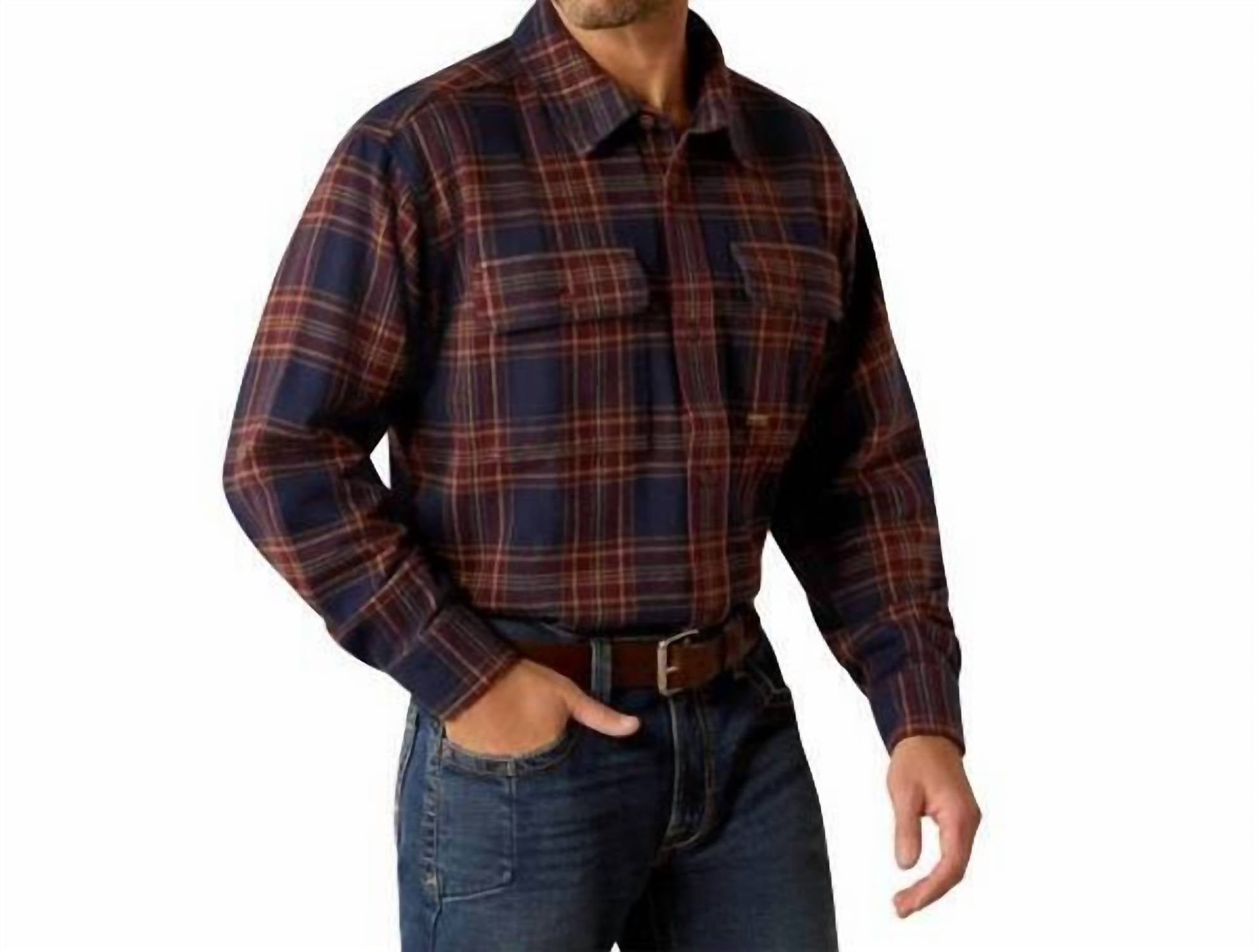 Ariat - Heavy Flannel Long-sleeve Work Shirt