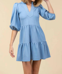 SMITH & QUINN Tory Ponte Mini Dress in oxford - women's dress