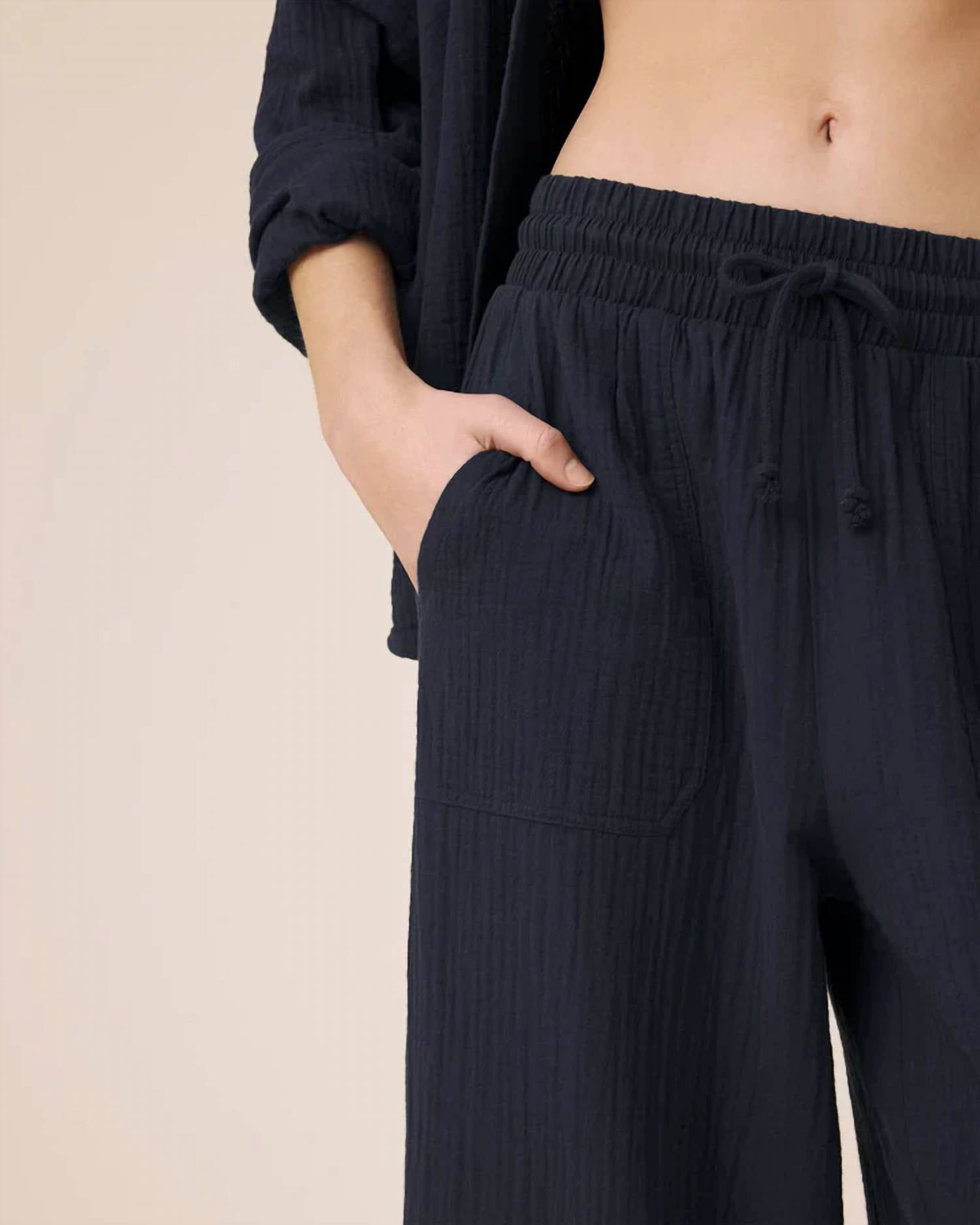 Splendid - Ava Gauze Wide Leg Pants