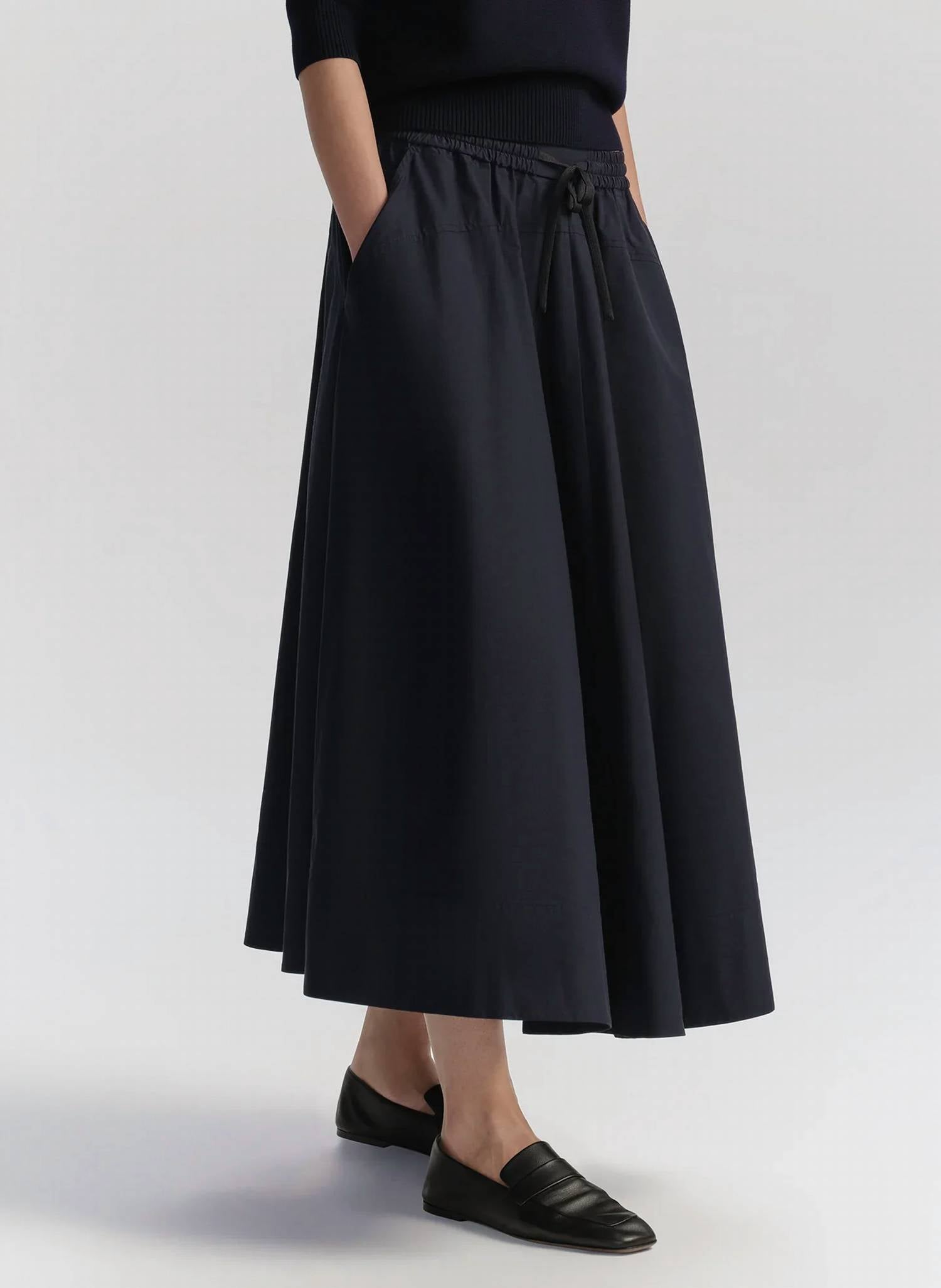A.L.C. - Remy Drawstring Midi Skirt