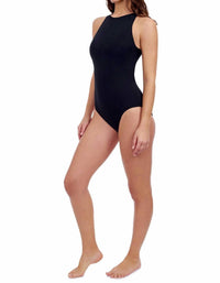 Profile By Gottex - Tutti Frutti High Neck Keyhole Back One Piece Bathing Suit With Tummy Control And Soft Cups