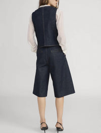 Frame - Denim Button Closure Jacket Vest