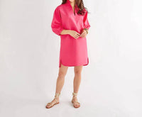 Caryn Lawn - Betsy Collared Jacquard Dress